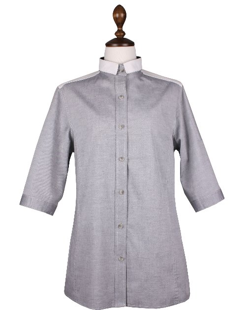 #US-1409 vintage grey shirts(빈티지 그레이  7부남방)